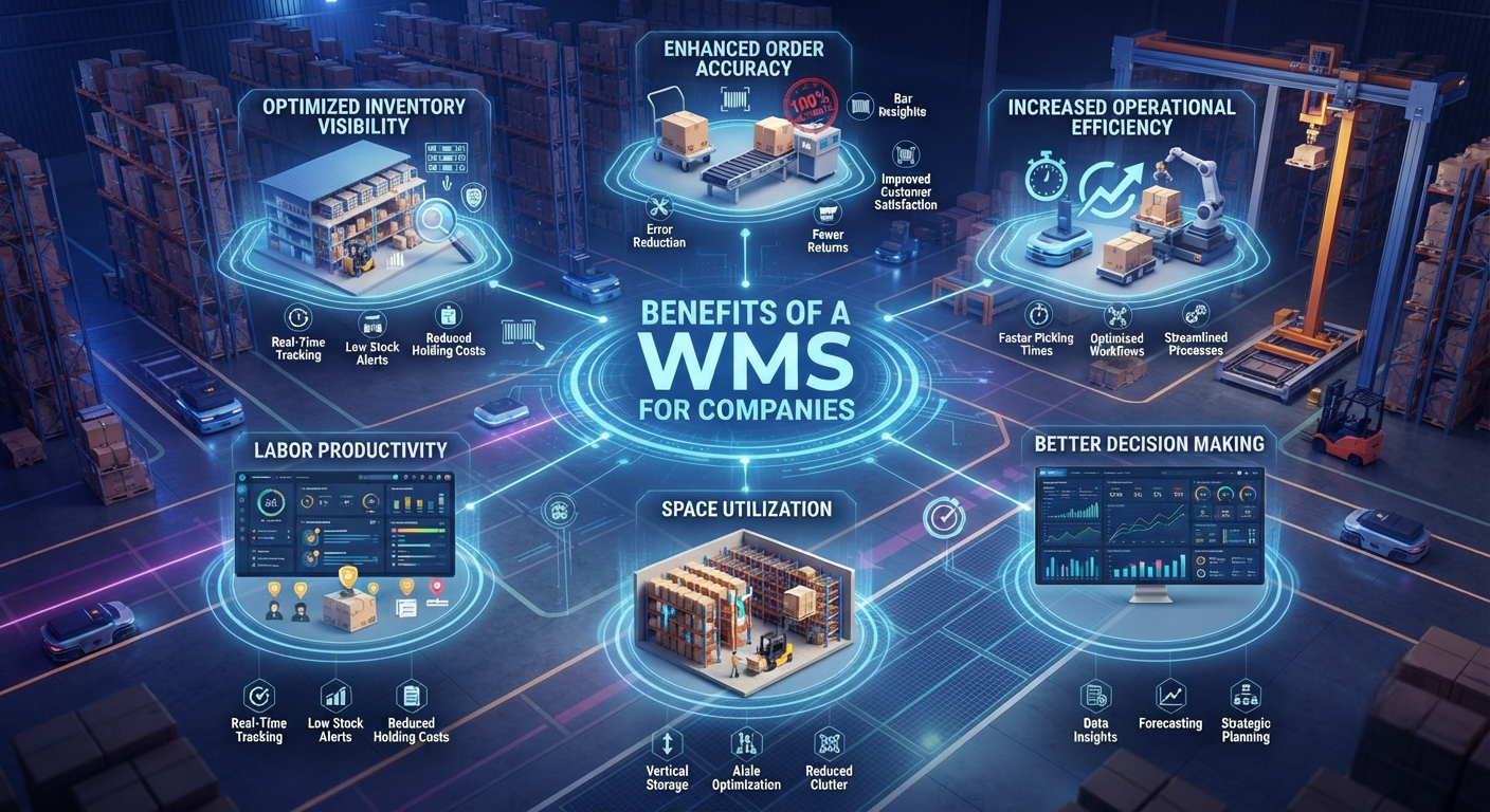 8 Benefits of a Warehouse Management System for Companies 1 8 Benefits of a Warehouse Management System for Companies