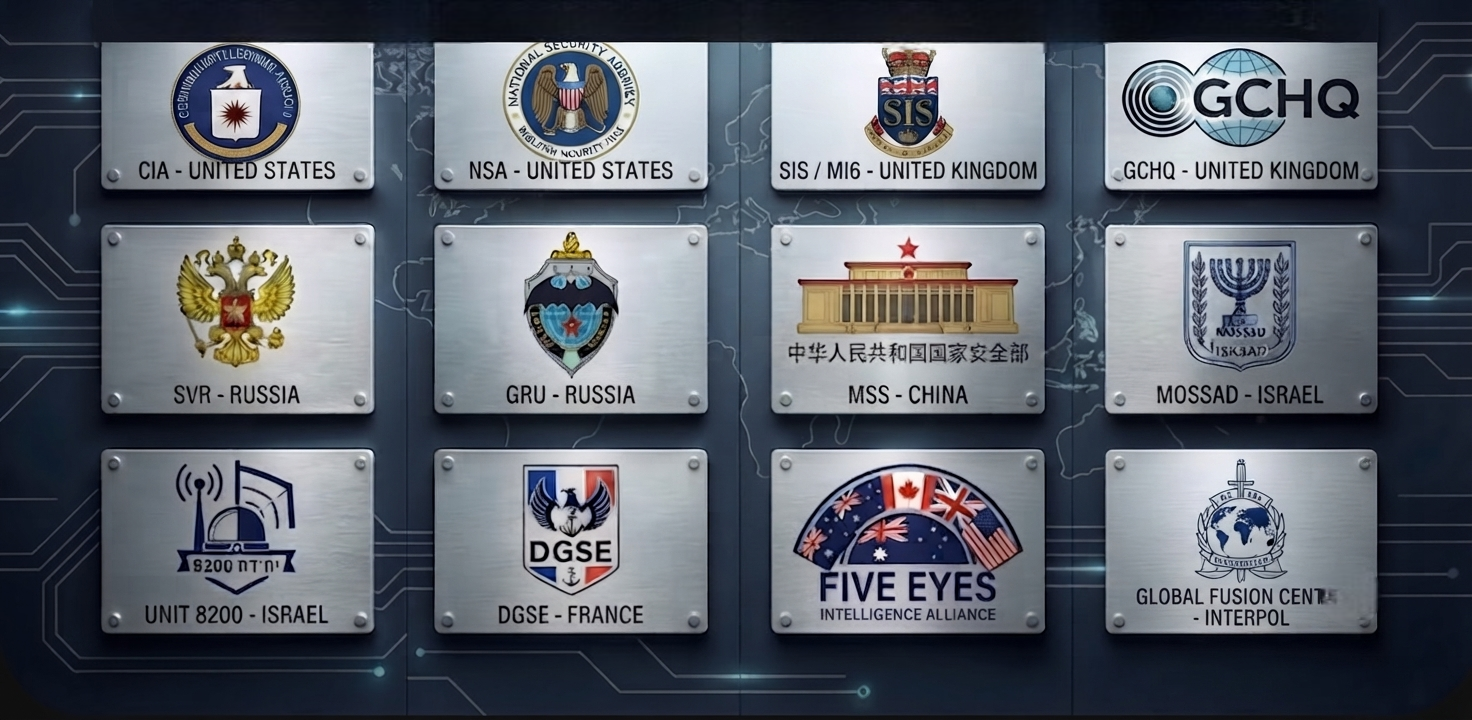 The 12 Most Powerful Intelligence Agencies in the World — And Why Cybersecurity Now Defines Global Power 1 Most Powerful Intelligence Agencies