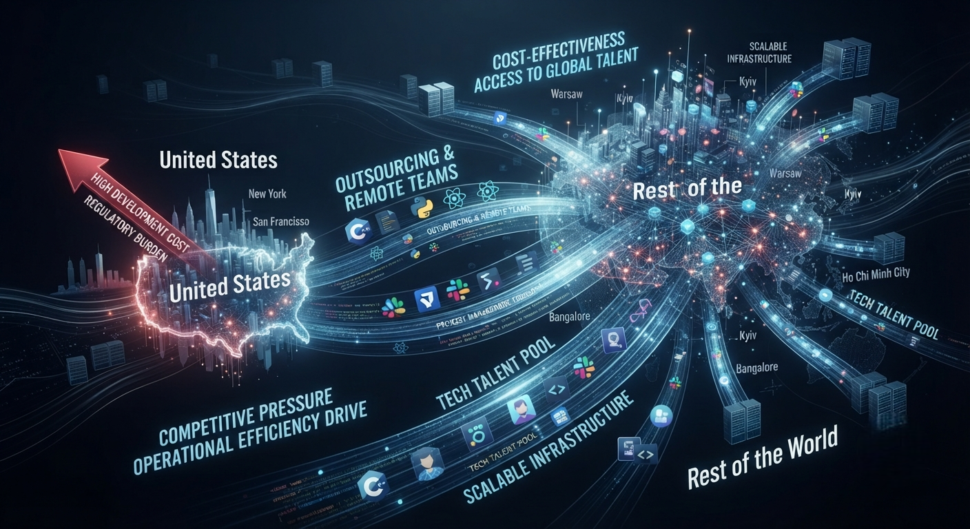 Why Founders Are Moving Development Out of the United States 1 Moving Development Out of the United States