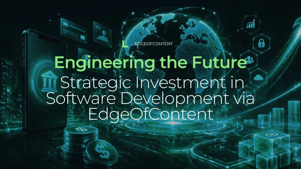 Engineering the Future: Strategic Investment in Software Development via EdgeOfContent 2 Engineering the Future: Strategic Investment in Software Development via EdgeOfContent