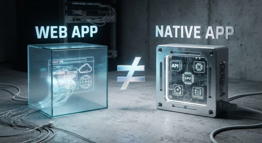 Web App vs. Native App Developement Differences 19 web app vs native app