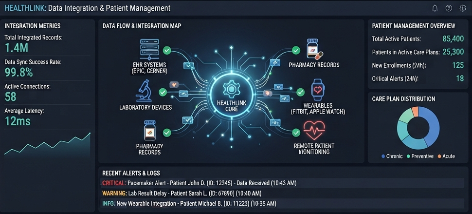 Case Studies 7 MediSync Healthcare Integration Architecture