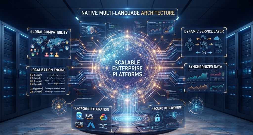 Scalable Enterprise Platforms with Native Multi-Language Architecture 1 Scalable Enterprise Platforms with Native Multi Language Architecture